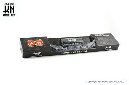 STAGE6 汎用ダウンヒルファットバー ブラック 取付部28.6mm/ハンドルグリップ部22.2mm