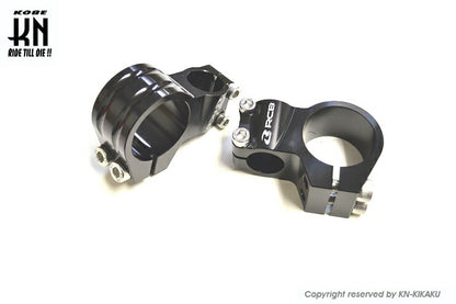 RCB 汎用クリップオンハンドルバー ブラック 41mm