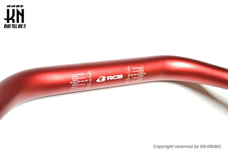 RCB Universal Fat Bar Red Mounting part 28.6mm/Handle grip part 22.2mm