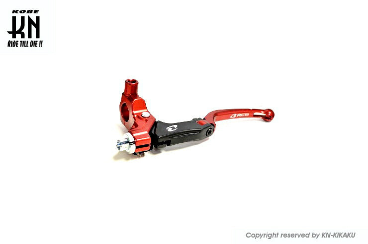 RCB 汎用クラッチ/ブレーキレバーアッセン S1 ケーブルタイプ 左側 レッド