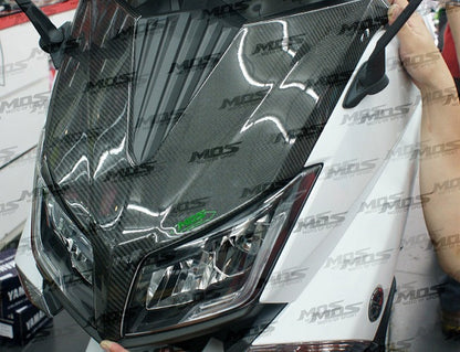 MOS カーボンフロントマスク TMAX530-5型 2015-2016