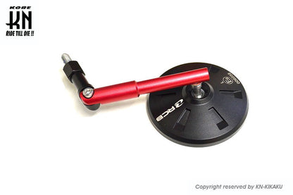 RCB ALLOYバックミラー用コンバージョンショートステー アルミCNC レッド 1本入 補修部品