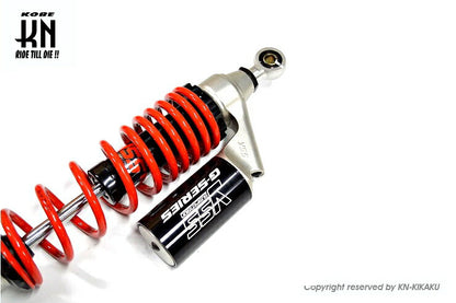 YSS ガスショック 車高調整式 G-PLUS ブラック/レッド 335-350mm NMAX
