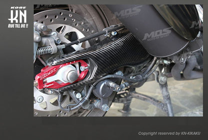 MOS カーボンスイングアームプロテクター 右側 TMAX530-4型/5型 2013-2016