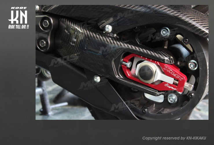 MOS カーボンスイングアームプロテクター 左側 TMAX530-4型/5型 2013-2016