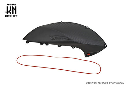 KOSOエアロエアクリーナーリッド カーボンルック シグナスGRYPHUS(6型） BW'S125(3型） NMAX125/155(2型/V2)
