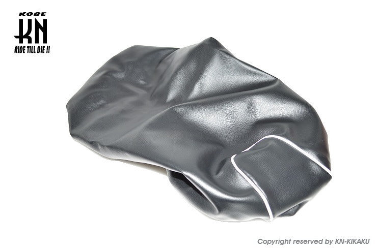 2WAY シートカバー 被せるタイプ ブラック/ホワイトパイピング チャンプCX