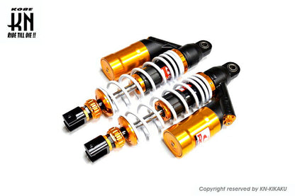 RCB リアショック減衰調整付 DB-2 ゴールド/ホワイト 330mm NMAX125/155