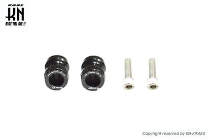 RCB スイングアームスプール ブラック M10 カワサキ系