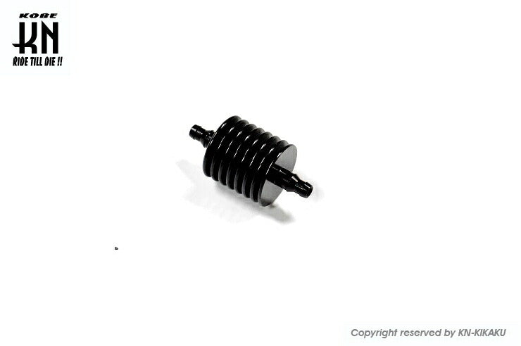 アルミ燃料クーラー ブラック 6mm