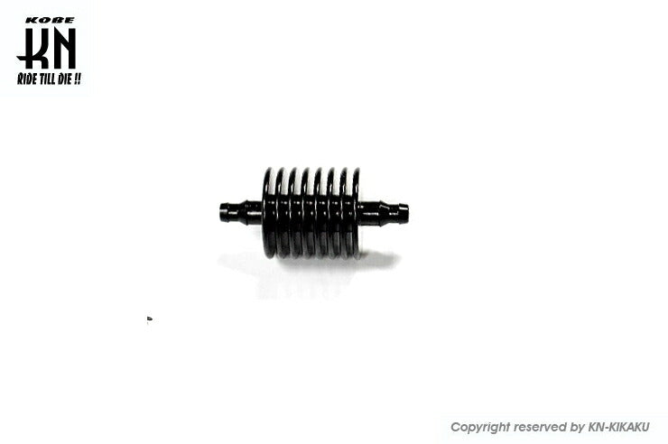 アルミ燃料クーラー ブラック 6mm