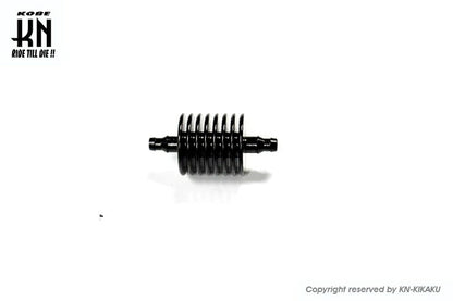 アルミ燃料クーラー ブラック 6mm