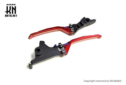 AR APEXX 調整式ブレーキレバー レッド 左右セット シグナスグリファス6型台湾仕様/UBS車専用