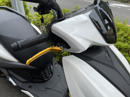 AR APEXX 調整式ブレーキレバー レッド 左右セット シグナスグリファス6型台湾仕様/UBS車専用