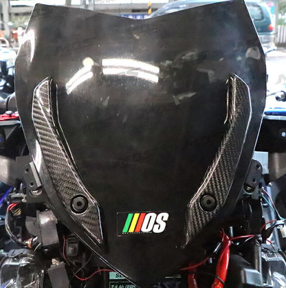 MOS カーボンウインドシールドサイドカバー XMAX250/300