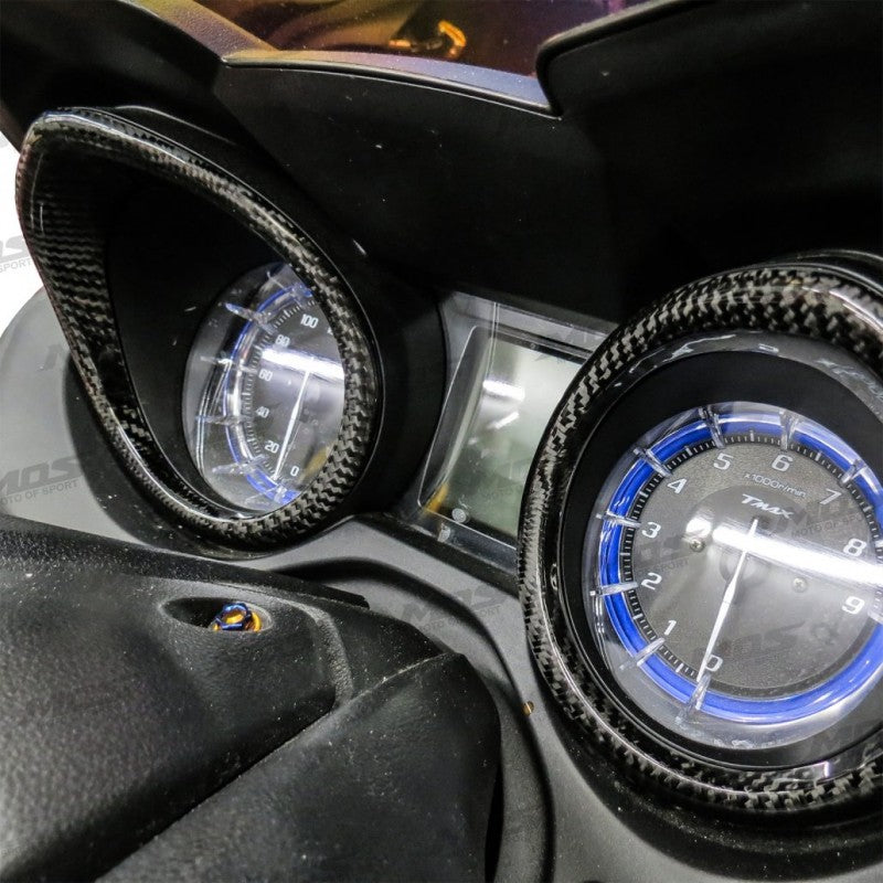 MOS カーボンメーターリングカバー TMAX530-6型 TMAX560-7型 2017-2021