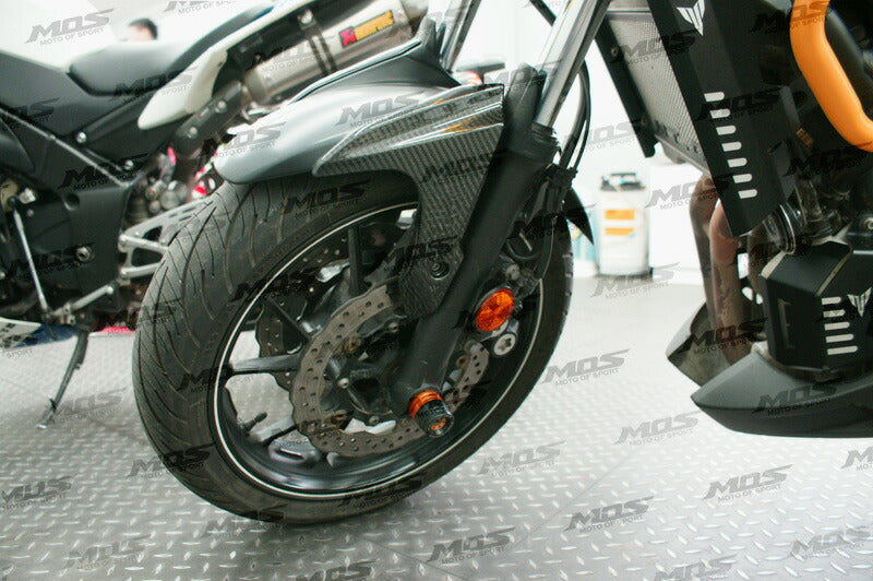 MOS カーボンフロントフェンダーサイドカバー MT-07/FZ-07