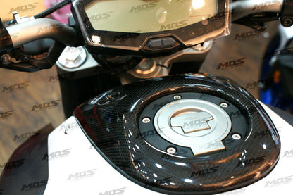 MOS カーボンタンクキャップカバー MT-07/FZ-07