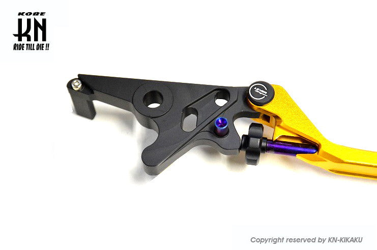 AR APEXX 調整式ブレーキレバー ゴールド 左右セット シグナスグリファス6型台湾仕様/ABS車専用