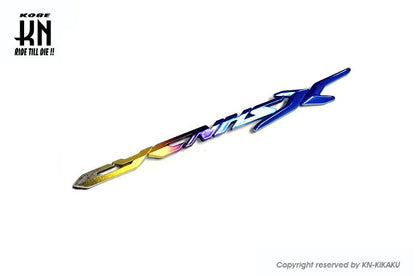 AR APEXX Rainbow Titanium Color Emblem - Universal for all Cygnus X models