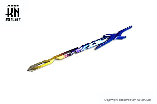 AR APEXX Rainbow Titanium Color Emblem - Universal for all Cygnus X models