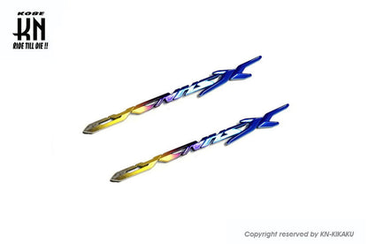 AR APEXX Rainbow Titanium Color Emblem - Universal for all Cygnus X models