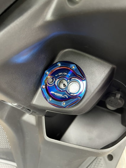 AR APEXX Key Cover Rainbow Titanium Color Cygnus Gryphus Taiwan Spec 6th Gen BWS125 Taiwan Spec 3rd Gen