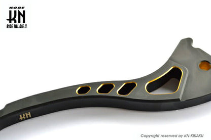 KNデュアルカラーレバー3 ブラック/ゴールド グランドアクシス BWS100 BWS125