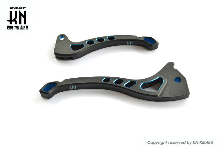 KNデュアルカラーレバー3 ブラック/ブルー グランドアクシス BWS100 BWS125
