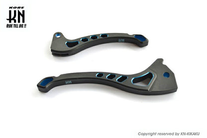 KNデュアルカラーレバー3 ブラック/ブルー グランドアクシス BWS100 BWS125