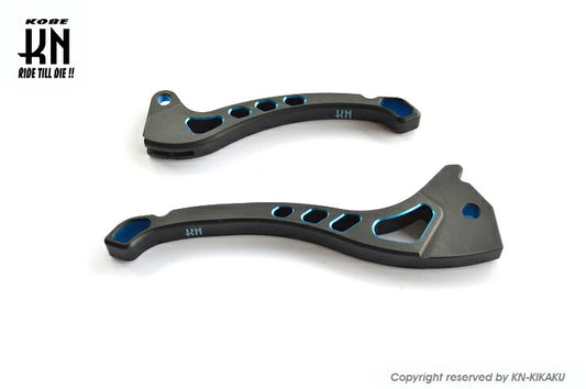 KNデュアルカラーレバー3 ブラック/ブルー グランドアクシス BWS100 BWS125