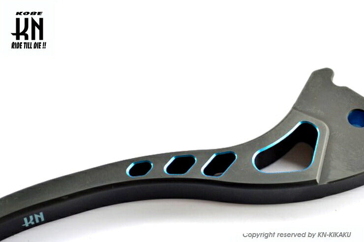 KNデュアルカラーレバー3 ブラック/ブルー グランドアクシス BWS100 BWS125