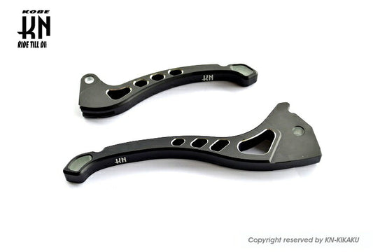KNデュアルカラーレバー3 ブラック/シルバー グランドアクシス BWS100 BWS125