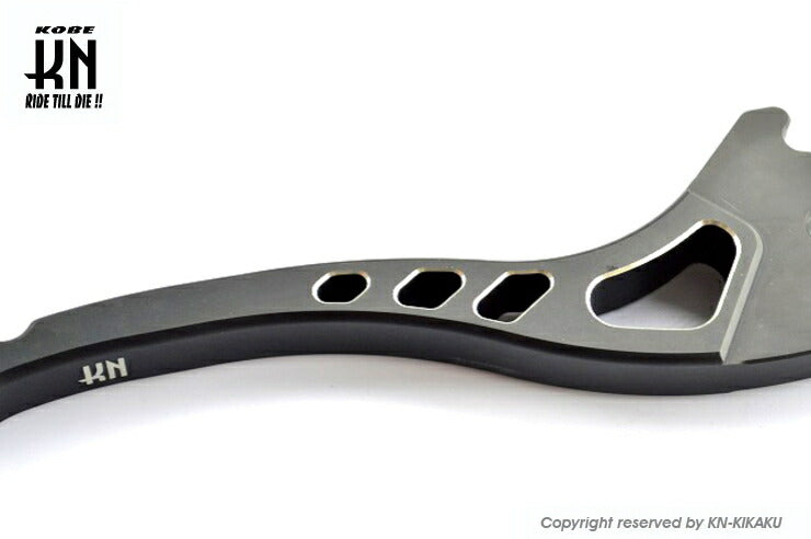 KNデュアルカラーレバー3 ブラック/シルバー グランドアクシス BWS100 BWS125