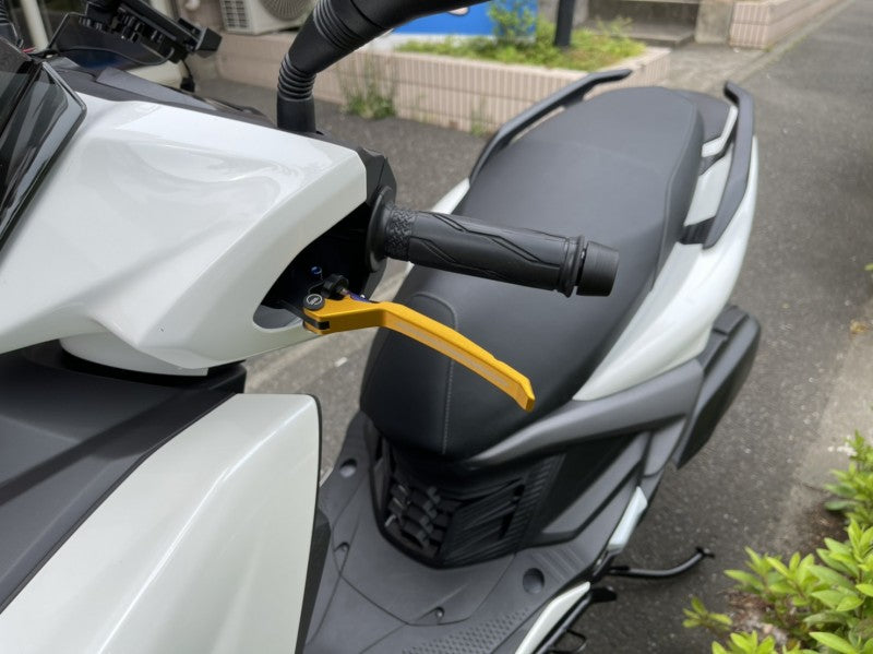 AR APEXX 調整式ブレーキレバー シルバー 左右セット シグナスグリファス6型台湾仕様/UBS車専用