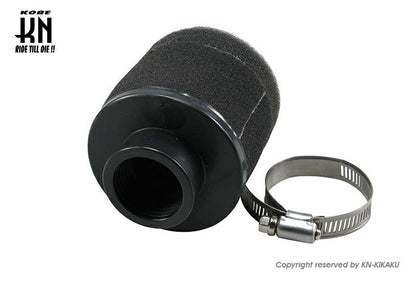 Motoforce Universal Air Filter Black 35mm