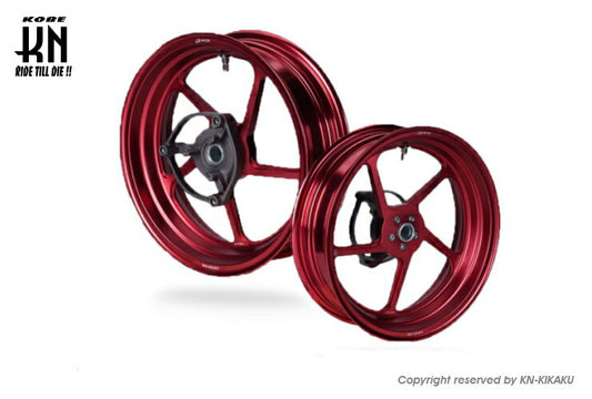 RCB 鍛造ホイール前後セット FG506 レッド NMAX125/155