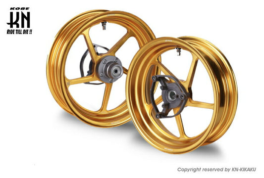 RCB 鍛造ホイール前後セット FG506 ゴールド NMAX125/155