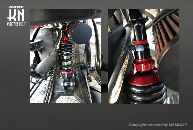スーパーショック2 減衰調整付/車高調整付 ブルー 325-335mm FTR223