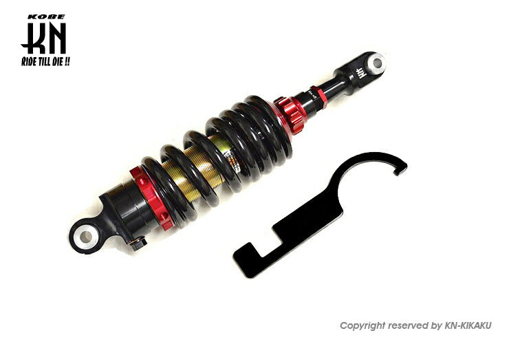 スーパーショック2 減衰調整付/車高調整付 レッド 325-335mm FTR223