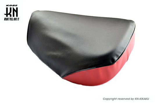2-Way Seat Cover, Slip-On Type, Black/Red for Hunter Cub/Cross Cub/Cub 110