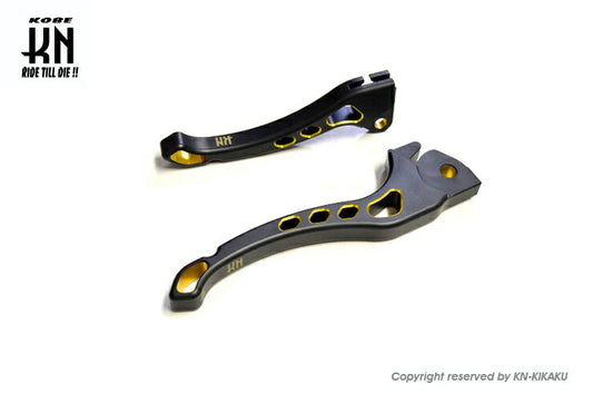 デュアルカラーレバー3 ブラック/ゴールド 排ガス規制後ジョグ系
