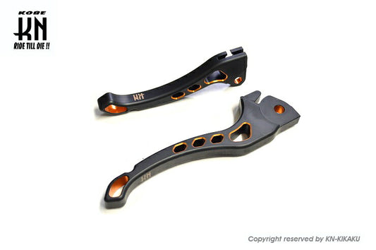 デュアルカラーレバー3 ブラック/オレンジ 排ガス規制後ジョグ系