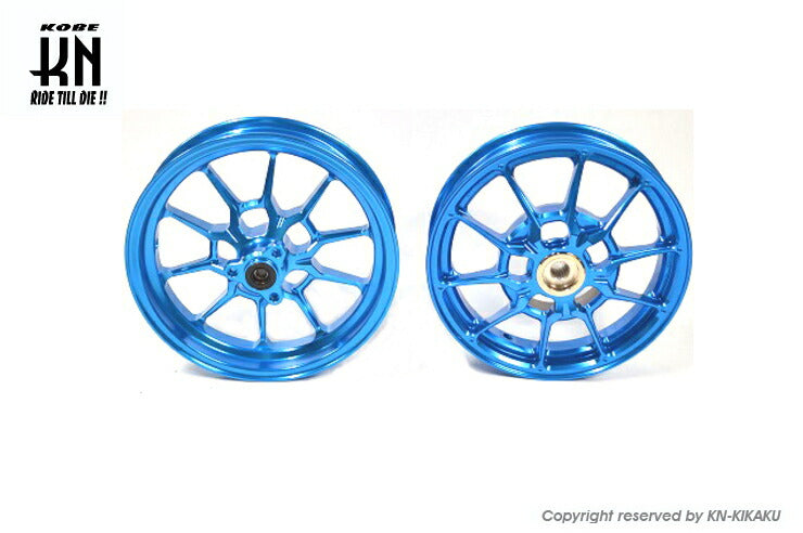 鍛造アルミホイール前後セット タイプ1 ブルー アドレスV125/S(L0-)