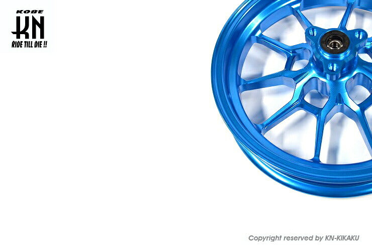 鍛造アルミホイール前後セット タイプ1 ブルー アドレスV125/S(L0-)