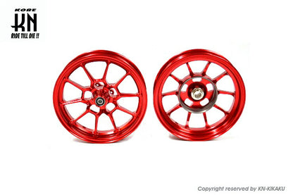 鍛造アルミホイール前後セット タイプ1 レッド アドレスV125/S(L0-)