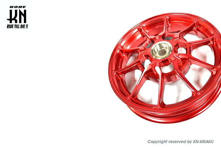 鍛造アルミホイール前後セット タイプ1 レッド アドレスV125/S(L0-)