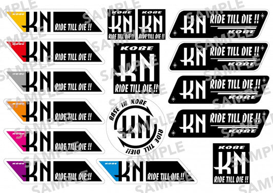 A4サイズ 耐候性ステッカーセット 2021年