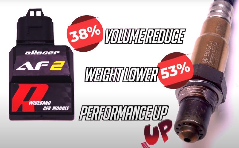 aRacer アレーサー AF2 ワイドバンドO2センサーLSU4.9付属 空燃比モジュール