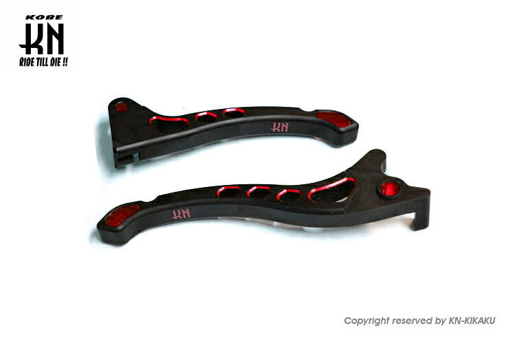 デュアルカラーレバーディスク3 マットブラック/レッド ライブディオ/SR/ZX AF35